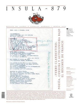 cover image of "Verbo clandestino" Poesía, censura y autocensura bajo el régimen de Franco